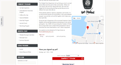 Desktop Screenshot of hillsdalepolice.com