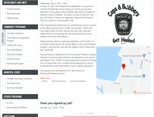 Tablet Screenshot of hillsdalepolice.com